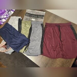 New 5pk Large Men's Atheltic Basketball Shorts